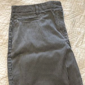 Lands End striped Bermuda shorts